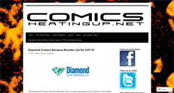 Desktop Screenshot of comicsheatingup.net