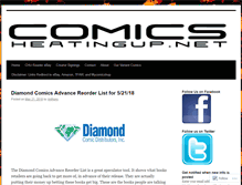 Tablet Screenshot of comicsheatingup.net
